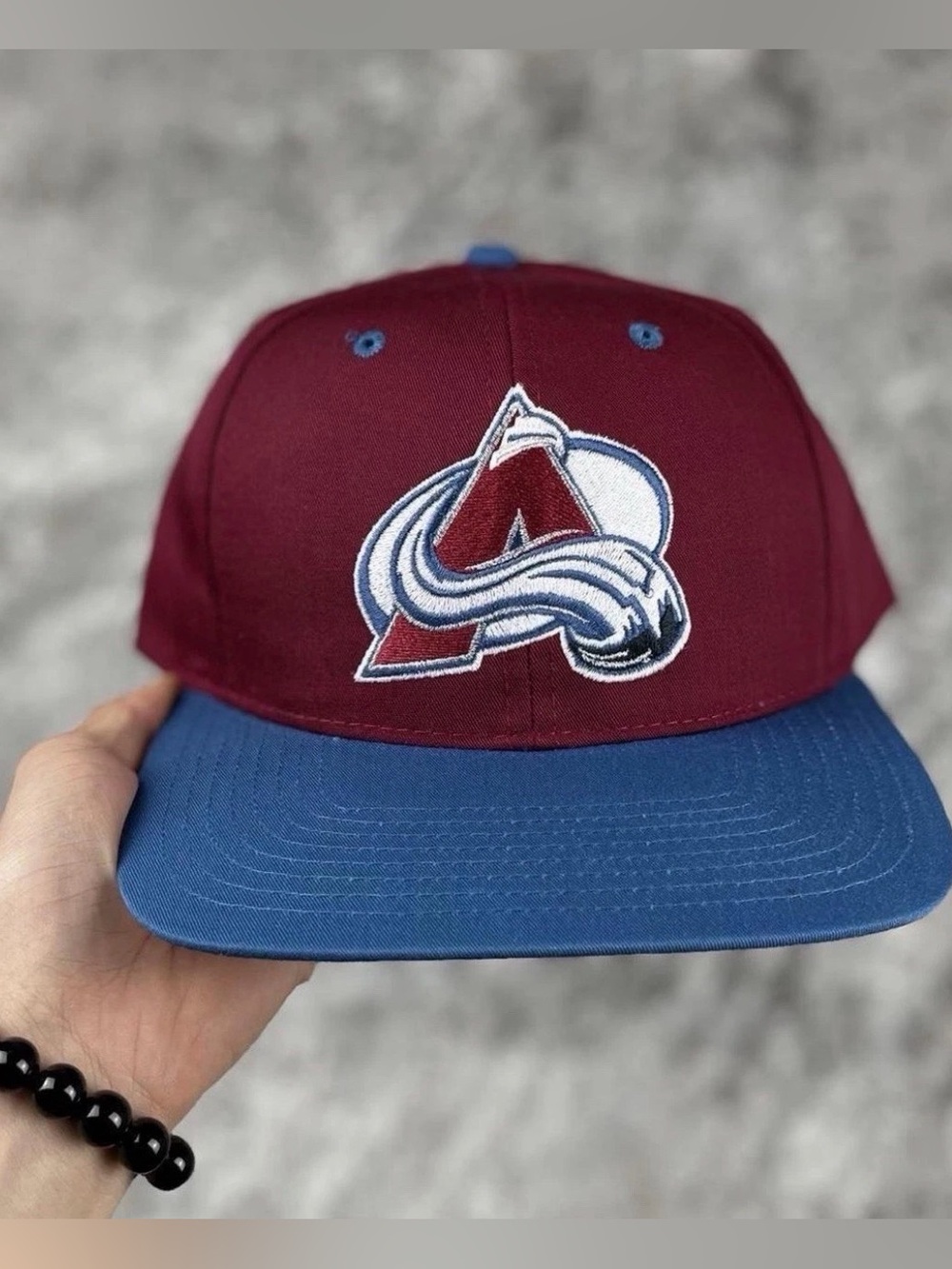 Rare Vintage 90s Colorado Avalanche Snapback Hat